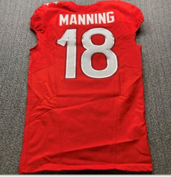 NFL - Broncos Peyton Manning Game Issued Pro Bowl Games Jersey Size 42