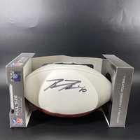 Jets - Braxton Berrios Signed Panel Ball With Jets Logo