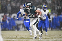 Red Cross - Eagles Dallas Goedert Signed Game Worn Jersey 1.19.25 Divisi...