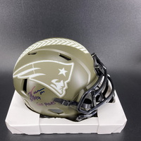 NFL - Patriots Joe Milton Signed STS Mini Helmet