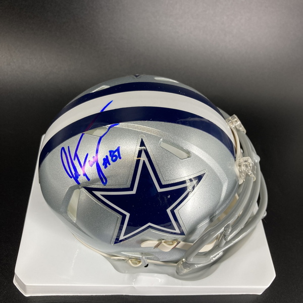 NFL - Cowboys Jake Ferguson Signed Mini Helmet
