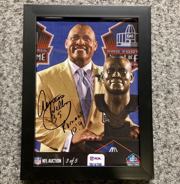 HOF - Cardinals Aeneas Williams NFL Auction Exclusive Signed 5x7 Photo I...