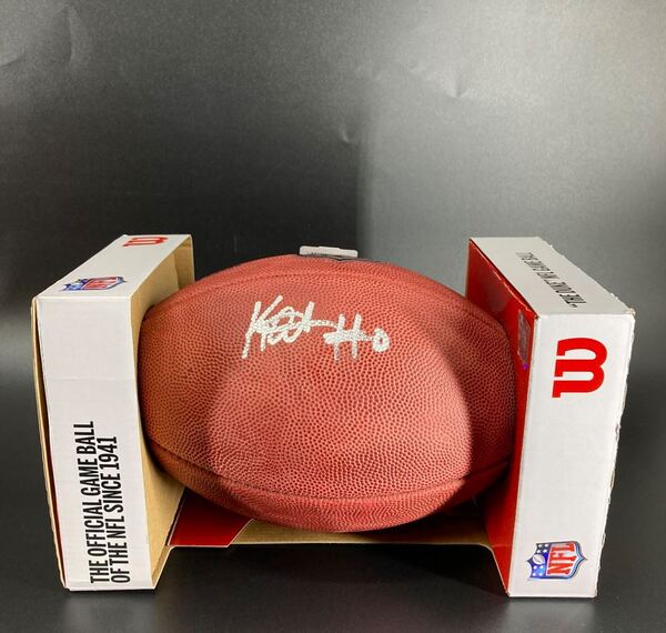 NFL - Bills Keon Coleman Signed Authentic Football