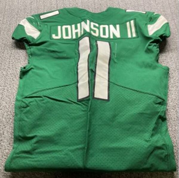 STS - Jets Jermaine Johnson II Game Worn Jersey (12/17/23) Size 44