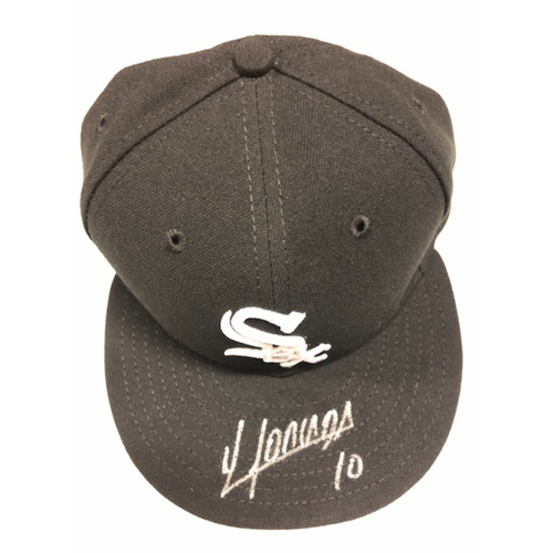 Yoan Moncada Autographed Cap - Size 7.5
