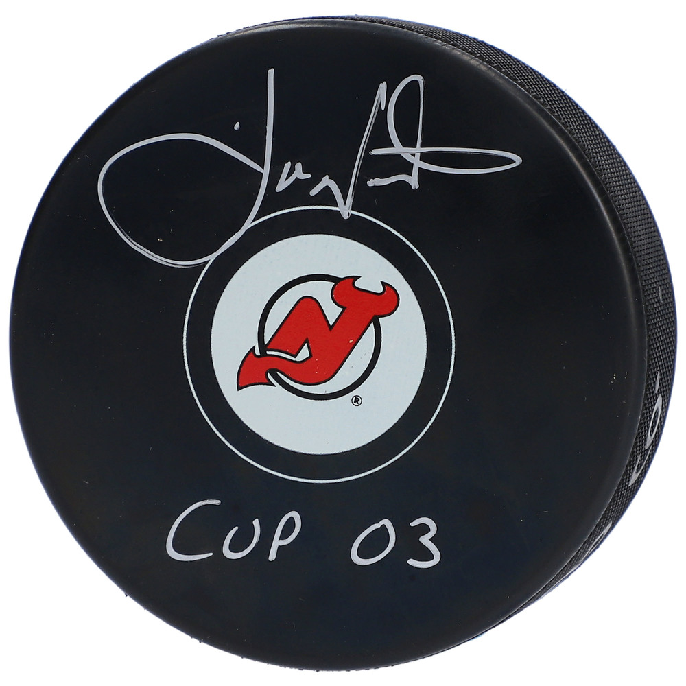 Joe Nieuwendyk New Jersey Devils Autographed Hockey Puck with 