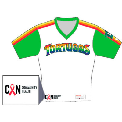 Daytona Tortugas pride #5 Jersey (Size 44)