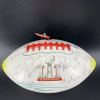 NFL - Falcons Multi Signed Commemorative Super Bowl LI Panel Ball Signed...