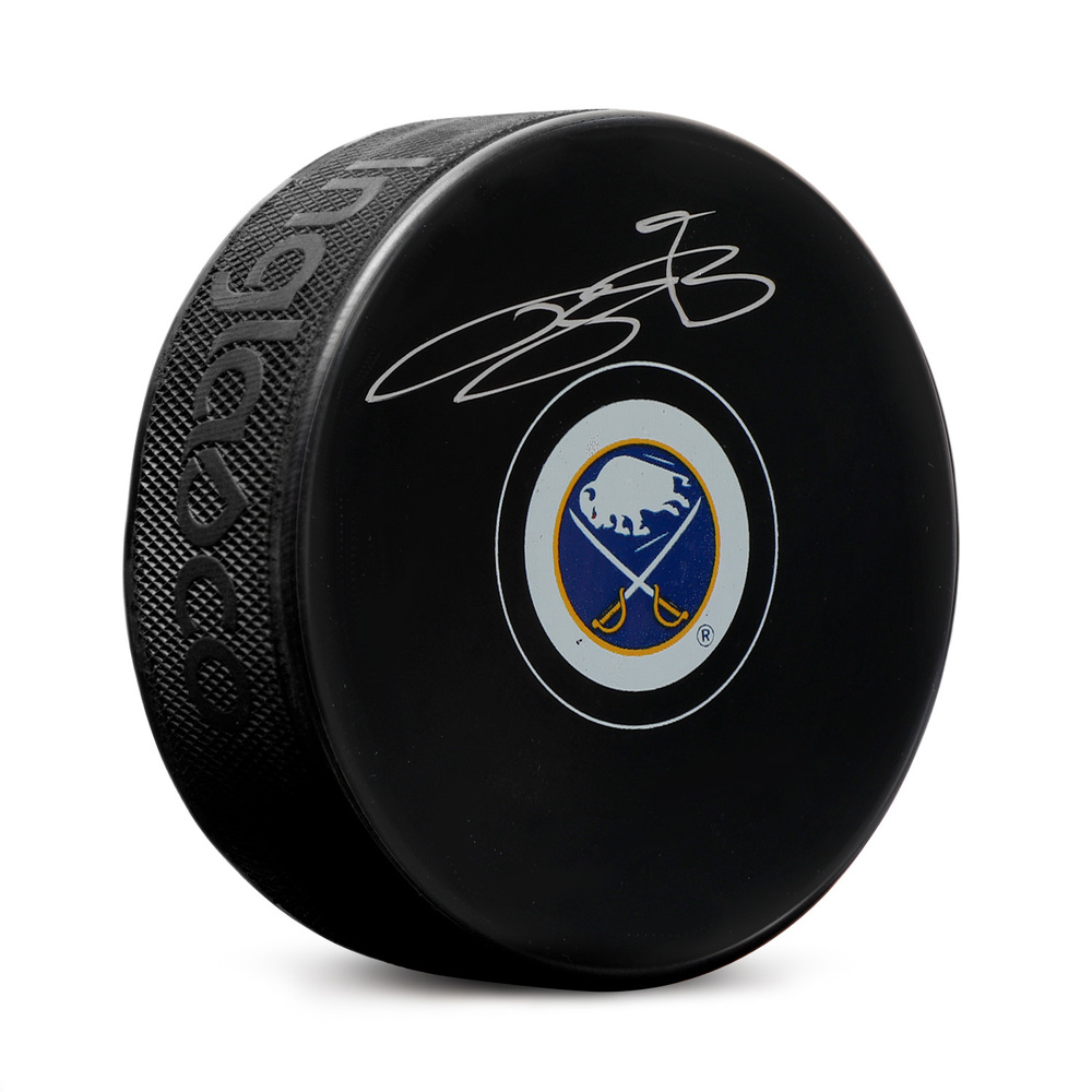 Bowen Byram Autographed Buffalo Sabres Hockey Puck