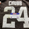 Crucial Catch - Browns Nick Chubb Game Used Jersey (10/27/24) Size 42 with Captains Patch