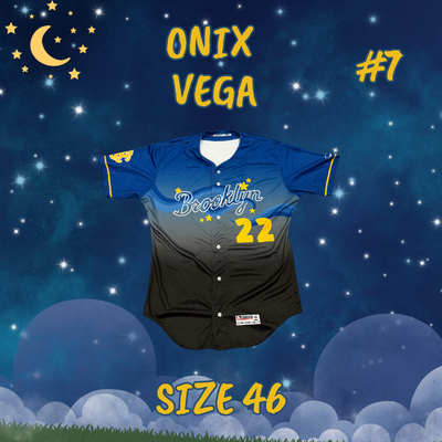 #7 Onix Vega Game Used Starry Night Jersey (Size 46)