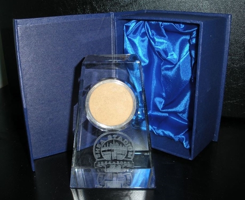Image of Mets' Final Season Authenticated Dirt Crystal<br>Shea Stadium<br>2008<br>