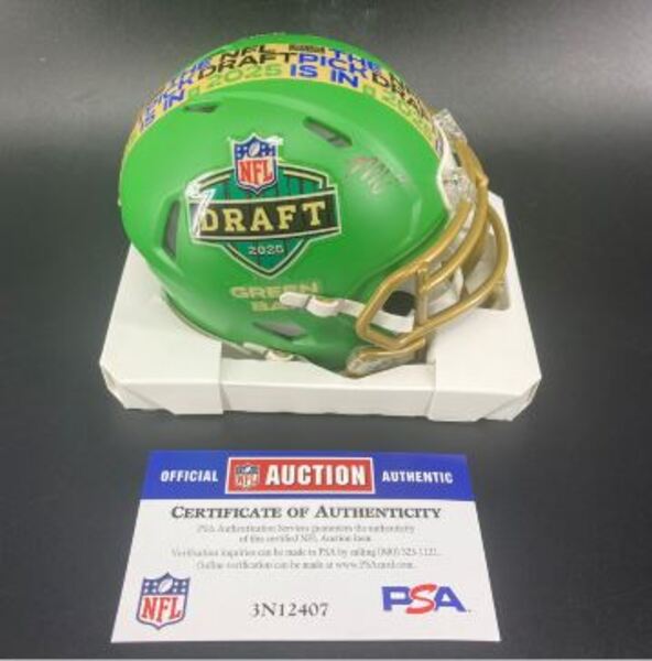NFL - Browns Mason Graham Signed NFL Draft Mini Helmet