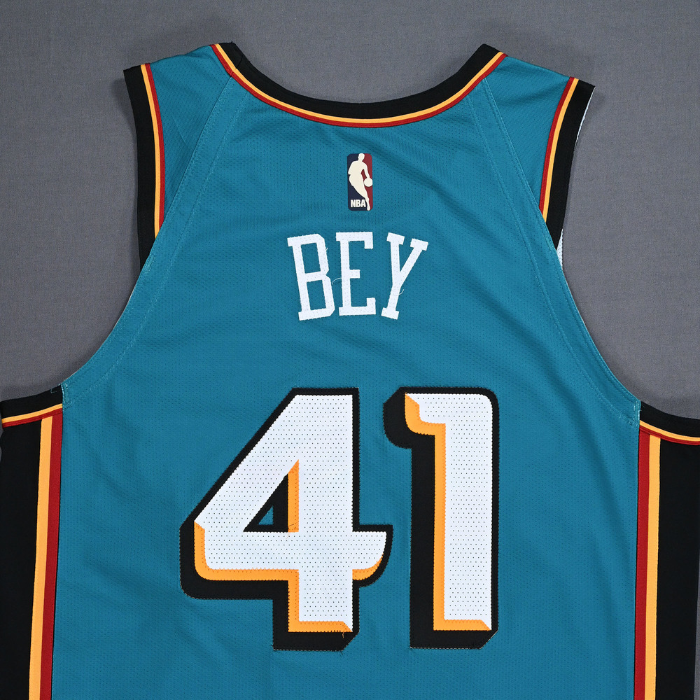 Saddiq Bey Detroit Pistons GameWorn Classic Edition Jersey 2022
