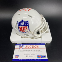 NFL - 49ers Laken Tomlinson Signed NFL Shield Mini Helmet