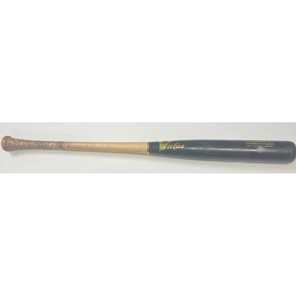 2024 Game-Used Christian Walker Broken Bat - Walker Grounded into