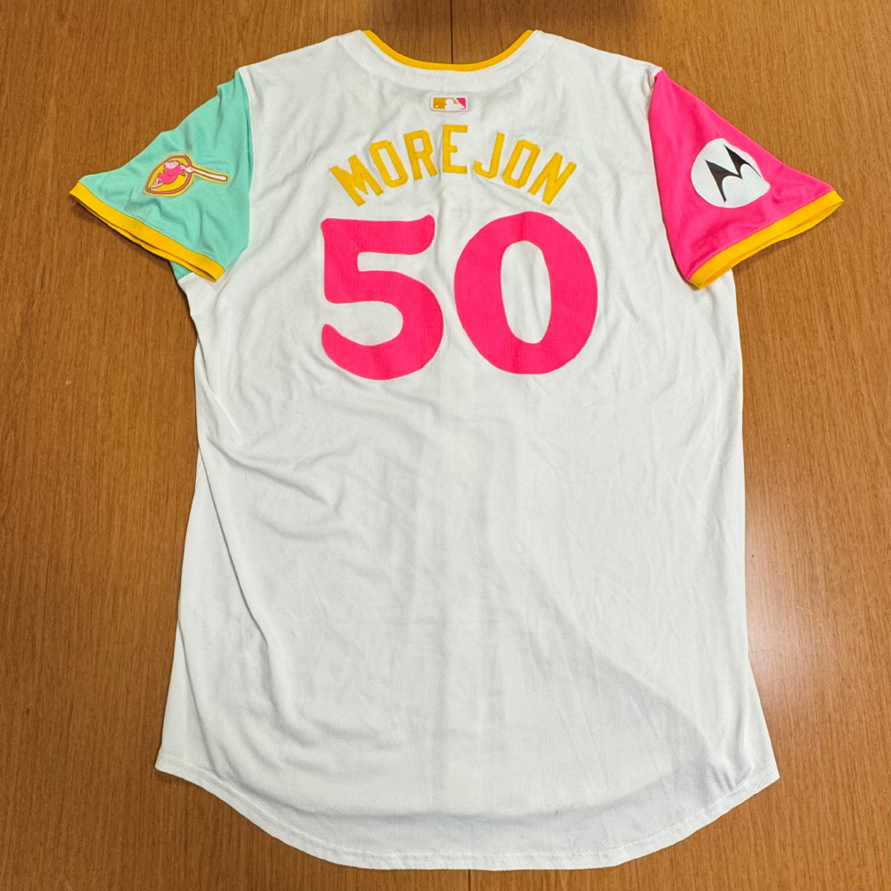 Adrian Morejon 2024 Game-Used City Connect Padres Jersey Used in 6