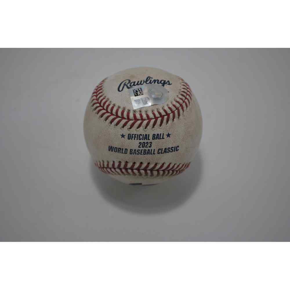 Game Used Baseball - 2023 World Baseball Classic - Australia at