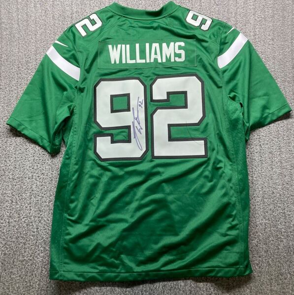 Jets - Leonard Williams Signed Replica Jersey Size XL