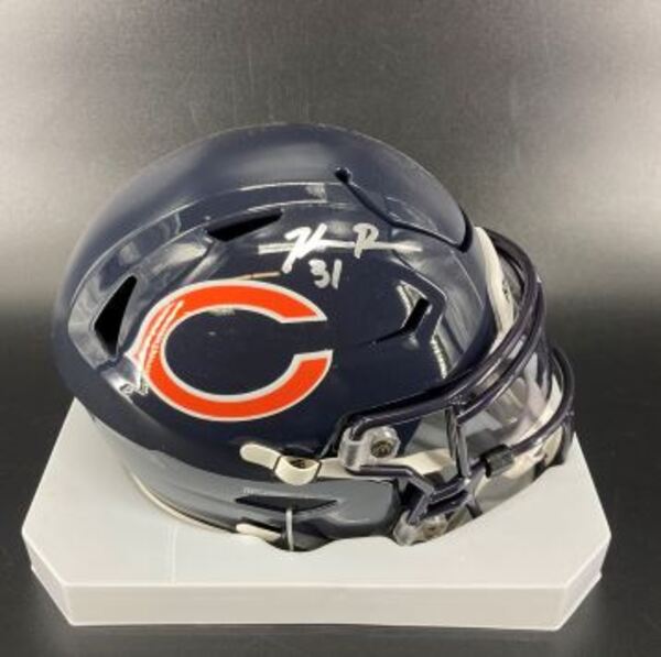 NFL - Bears Kevin Byard Signed Mid Size Helmet