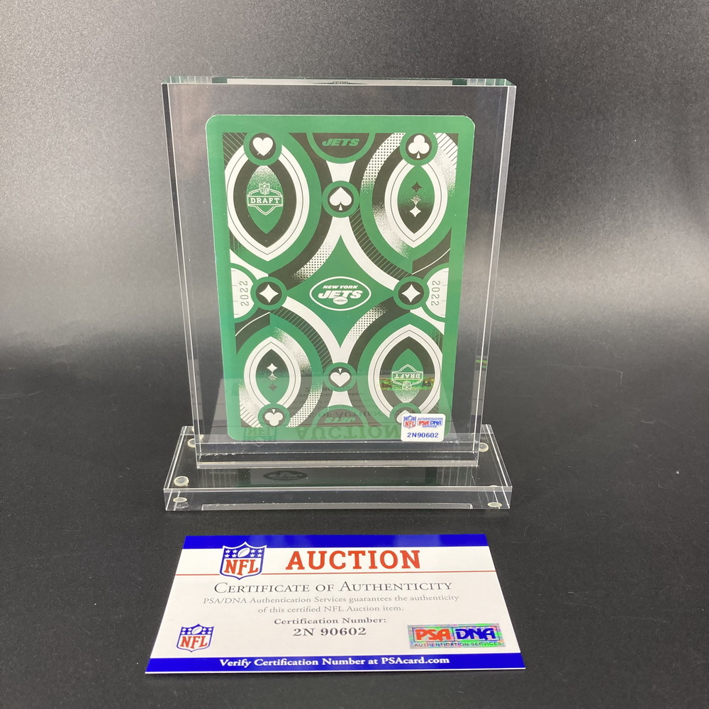 NFL Jets Sauce Gardner Special Edition 2022 Draft Card 1 of 2 The