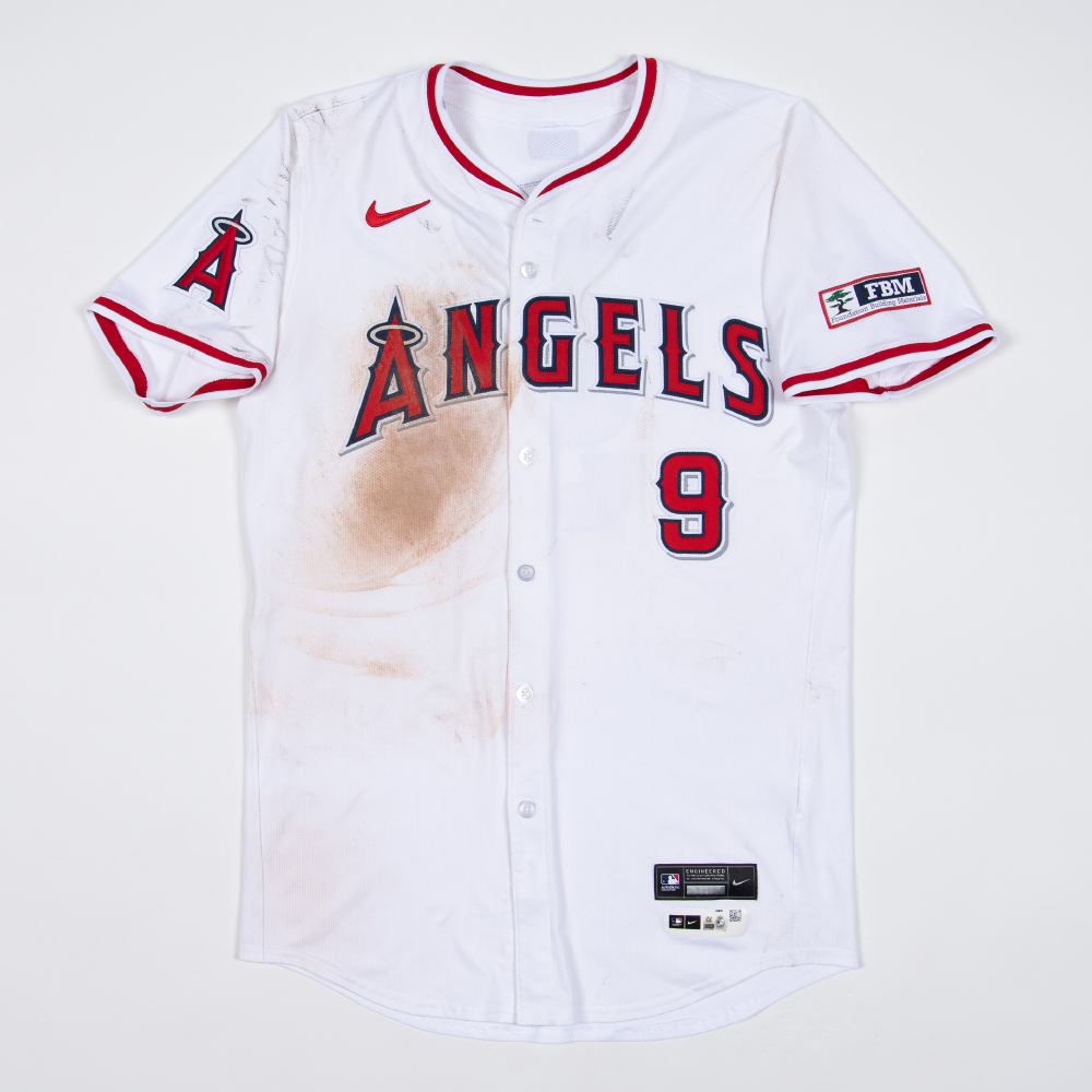 2024 Zach Neto Game Used White Jersey (7/10 + 8/3/24) | Los