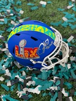 Super Bowl LIX Replica Helmet signed by Jalen Hurts with "SBMVP&quo...