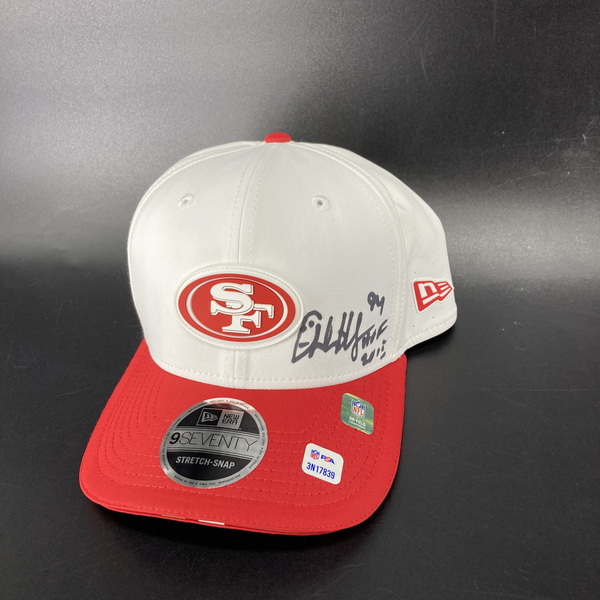HOF - 49ers Charles Haley Signed 2025 Training Cap Hat