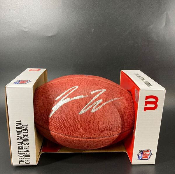 NFL - Raiders Tyree Wilson signed authentic football