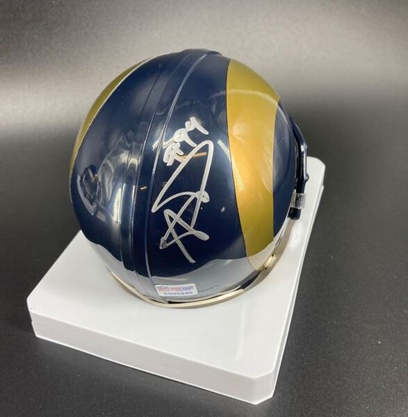 Rams - Aaron Donald Signed Mini Helmet