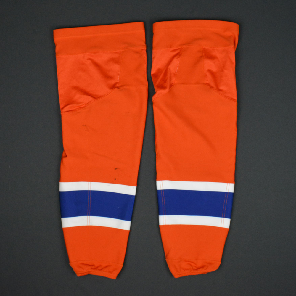 Connor McDavid Edmonton Oilers GameWorn Socks