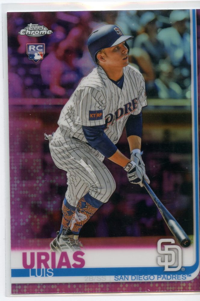 2019 Topps Chrome Pink Refractors #141 Luis Urias