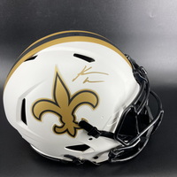 NFL - Saints Kendre Miller signed authentic lunar eclipse helmet