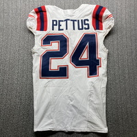 London Games - Patriots Dell Pettus Game Worn Jersey (10/20/2024) With L...