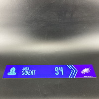 NFL - Eagles Josh Sweat Special Edition 2022 Pro Bowl Locker Nameplate 1...