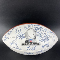 NFL - Multi Sign 2013 Pro Bowl Commemorative Panel Ball Signed By Over 3...