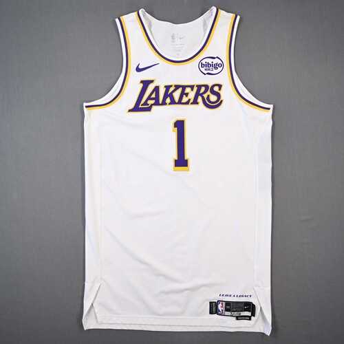 Image of Thiero, Adou - Los Angeles Lakers - Association Edition Jersey - Worn 3/1/2026 - 2025-26 NBA Season