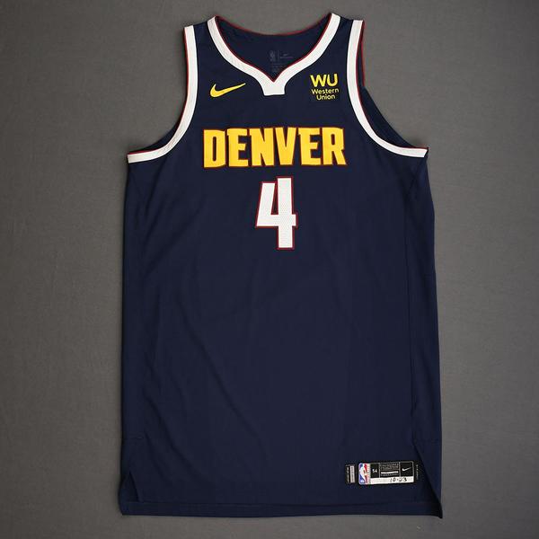 Image of Paul Millsap - Denver Nuggets - Kia NBA Tip-Off 2019 - Game-Worn Icon Edition Jersey