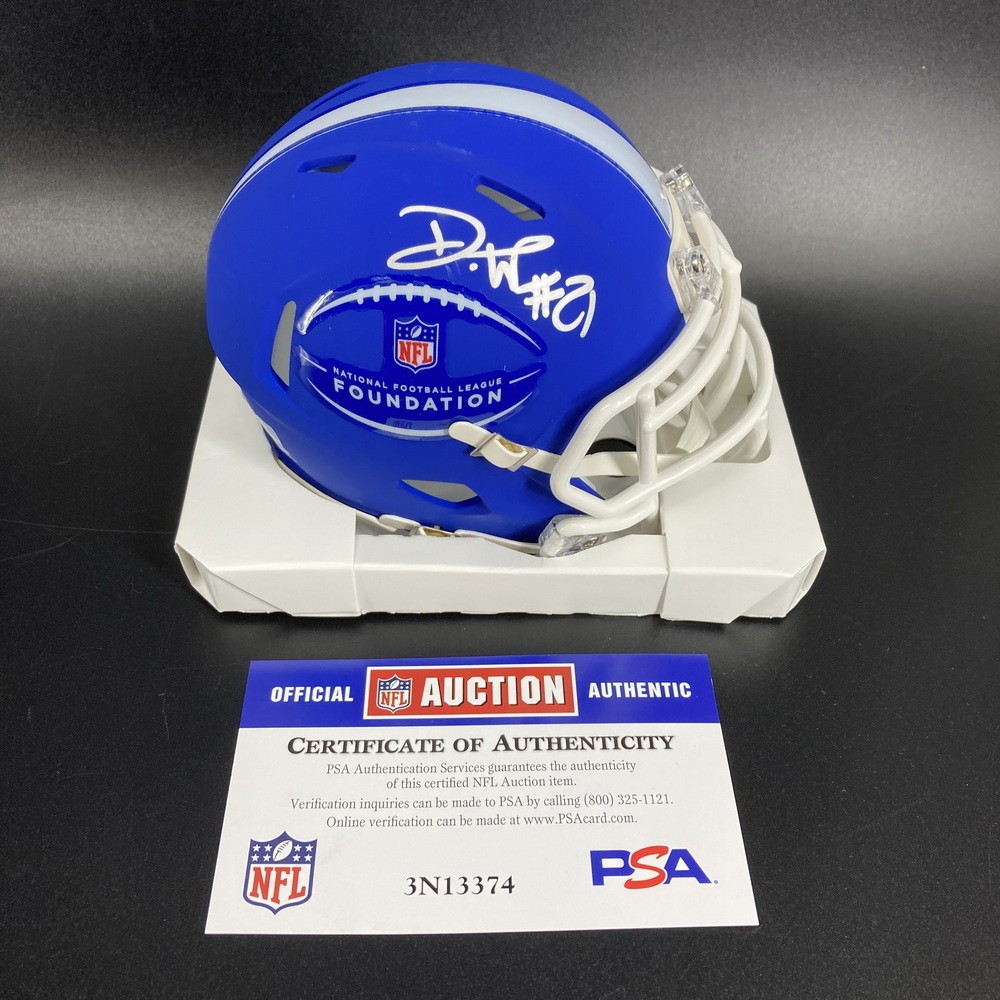 NFL - Giants Dexter Lawrence Signed Mini Helmet with NFL