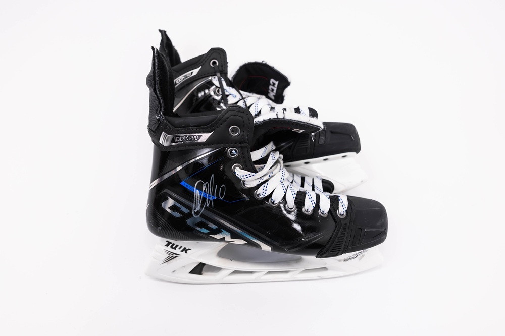 Signed and Game-Used CCM Skates by #10 Artemi Panarin