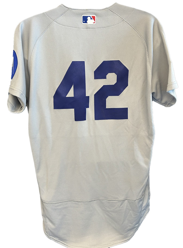Nico Hoerner Game-Used Jackie Robinson Day Jersey - 2nd HR, 3 H, 5