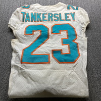 NFL - Dolphins Cordrea Tankersley Game Used Jersey 2018 Season Size 38