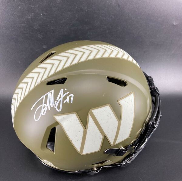 NFL - Commanders Terry McLaurin Signed Authentic STS Speed Helmet