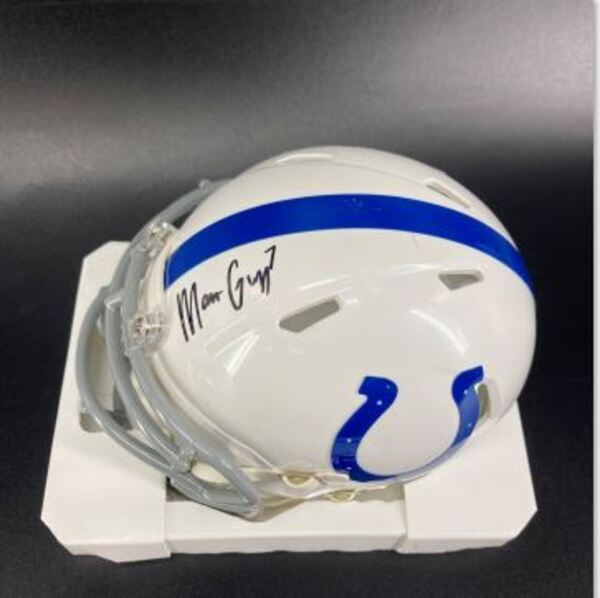 Colts - Matt Gay Signed Mini Helmet