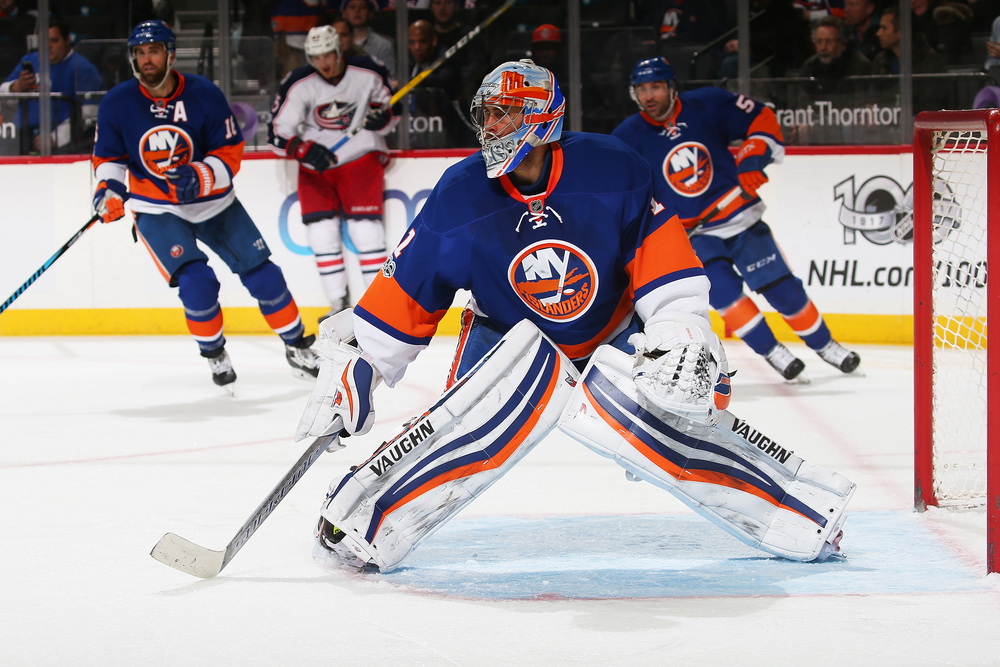 Thomas Greiss- Hockey Fights Cancer Jersey Auction- New York Islanders