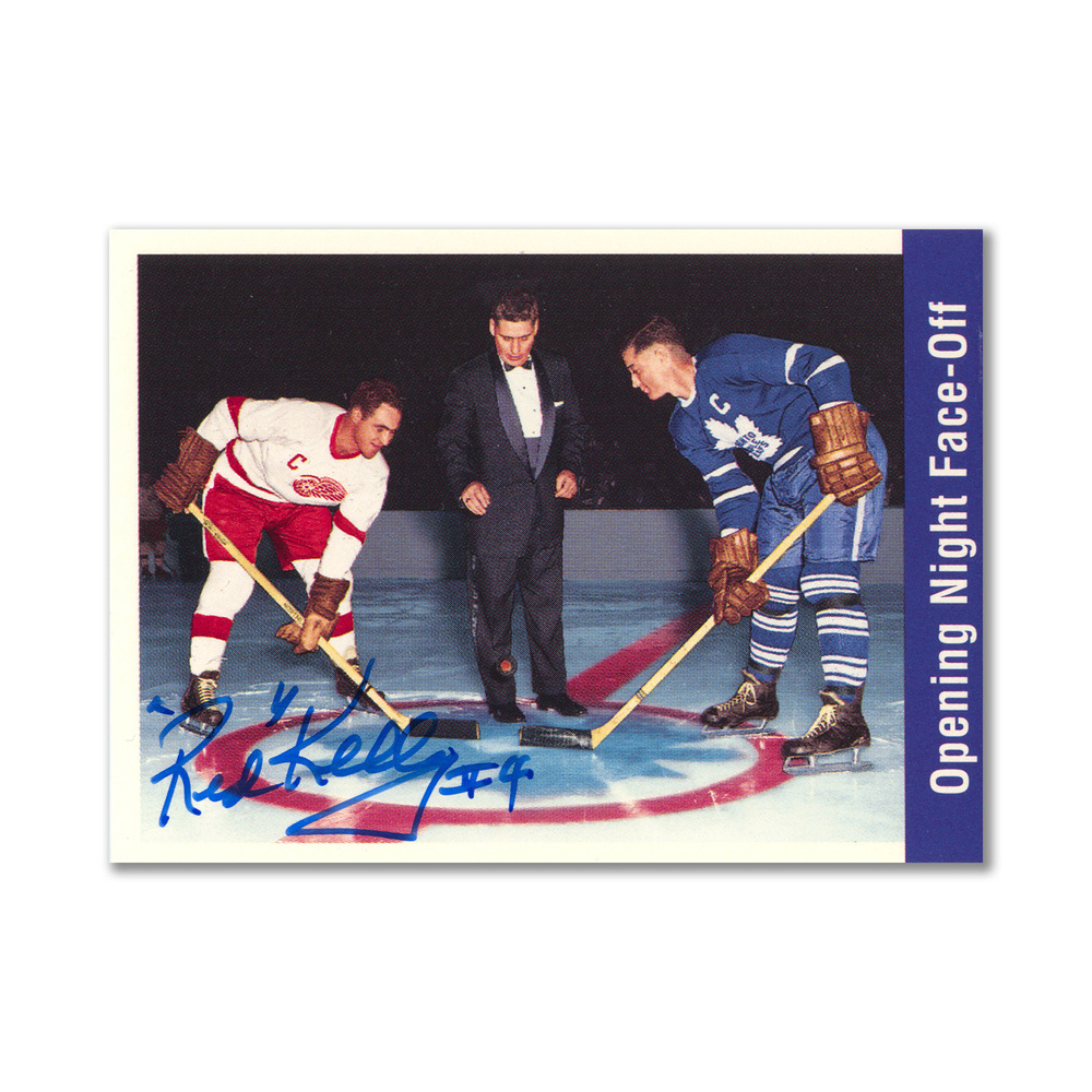 Autographed 1994 Parkhurst Missing Link #154 Red Kelly Action Card