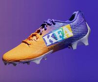 MCMC - Giants Dane Belton Signed Custom Cleats 2023 Season Supporting As...