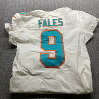 NFL - Dolphins David Failes Game Used Jersey 2018 Season Size 42
