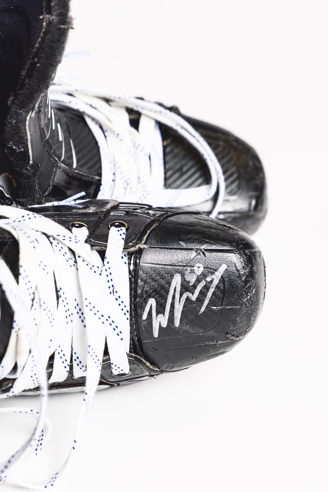 Signed and Game-Used Bauer Skates by #50 Will Cuylle