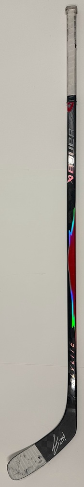 #24 Seth Jarvis Game Used Stick - Autographed - Carolina Hurricanes
